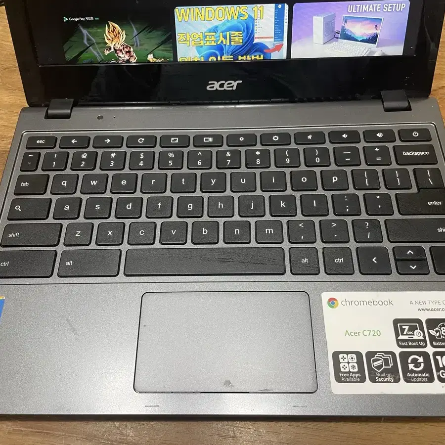 크롬북 노트북 acer c720