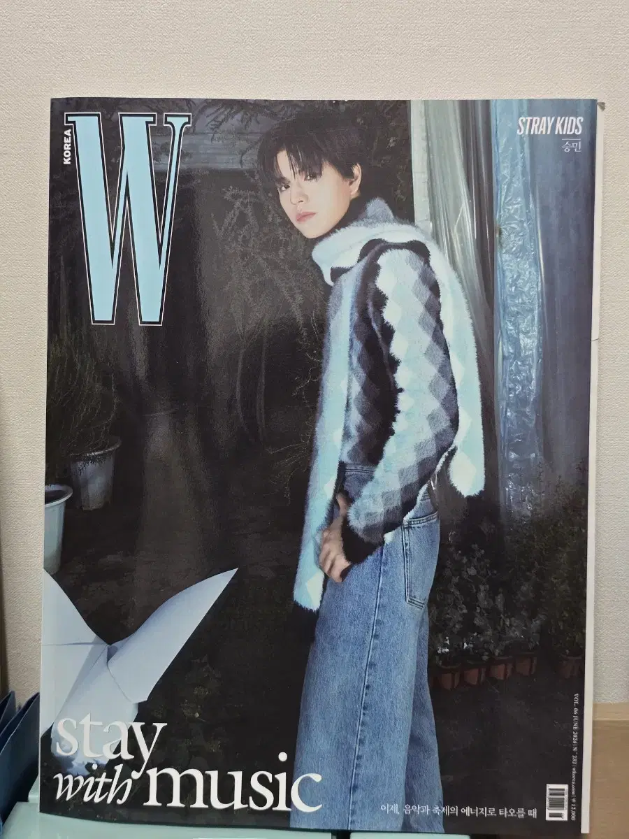 Straykids on the cover of W Magazine seungmin 