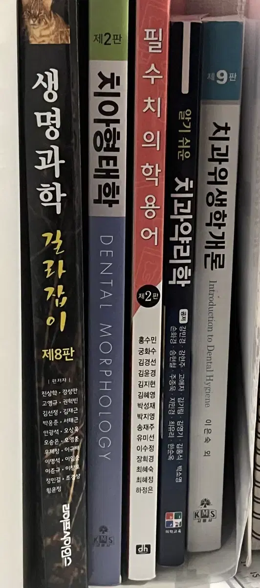 치위생학과 전공책 팝니당