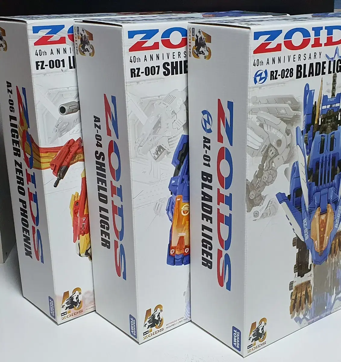 Direct Trade Only] Takaratomi AZ Zoid Liger Zero Phoenix,Shield Blade Liger