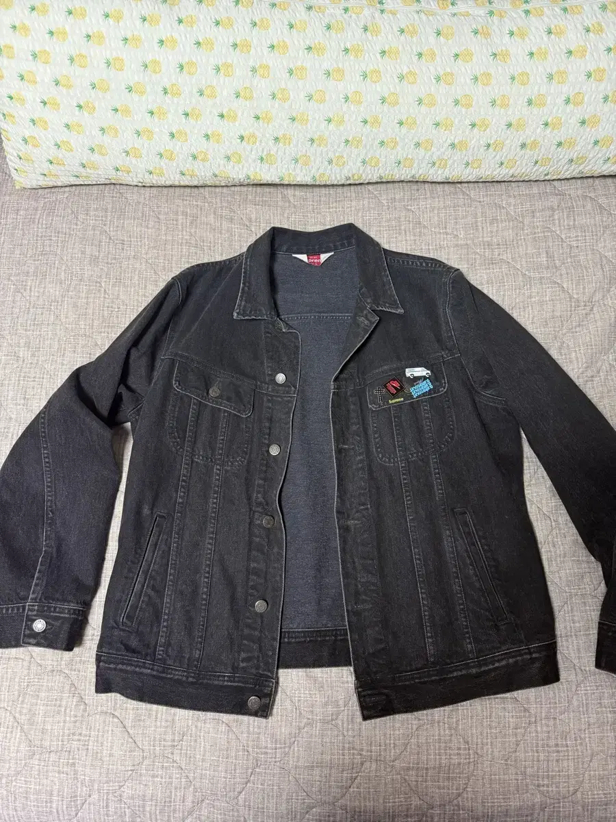 Supreme Black Sabbath Denim Jacket Black L