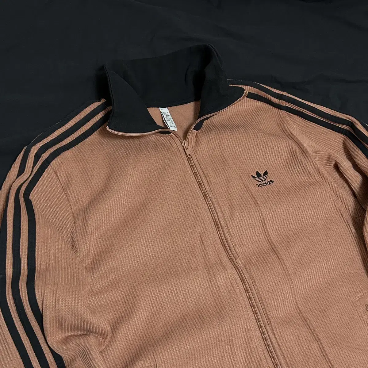 Adidas Classic Waffle Beckenbauer Track Jacket Clay Strata