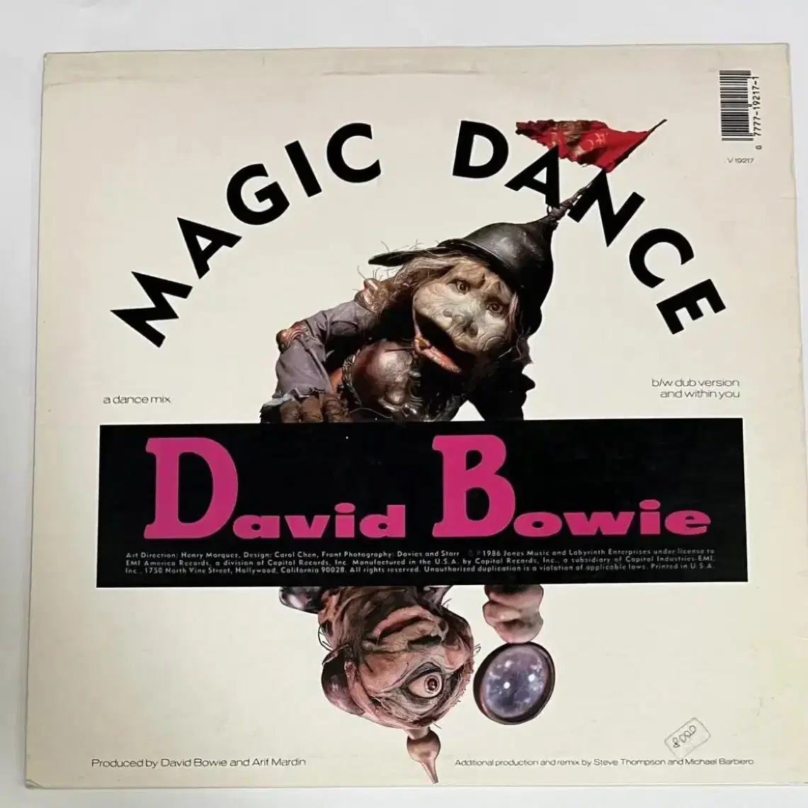 [LP] 데이비드 보위 Magic Dance 바이닐 LP 엘피