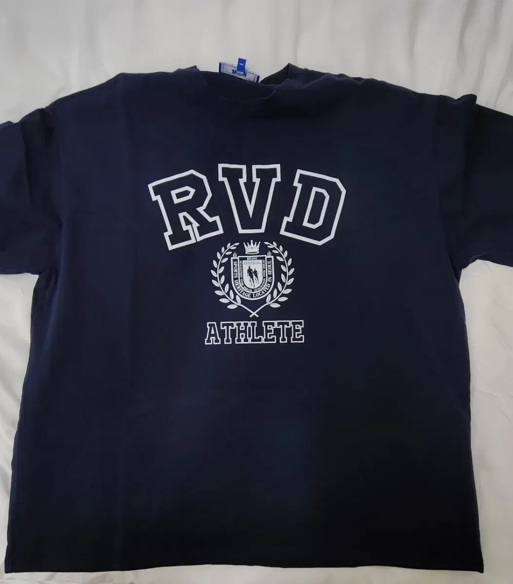 알브이디(RVD) 오버핏 반팔티(XL / 예일네이비)