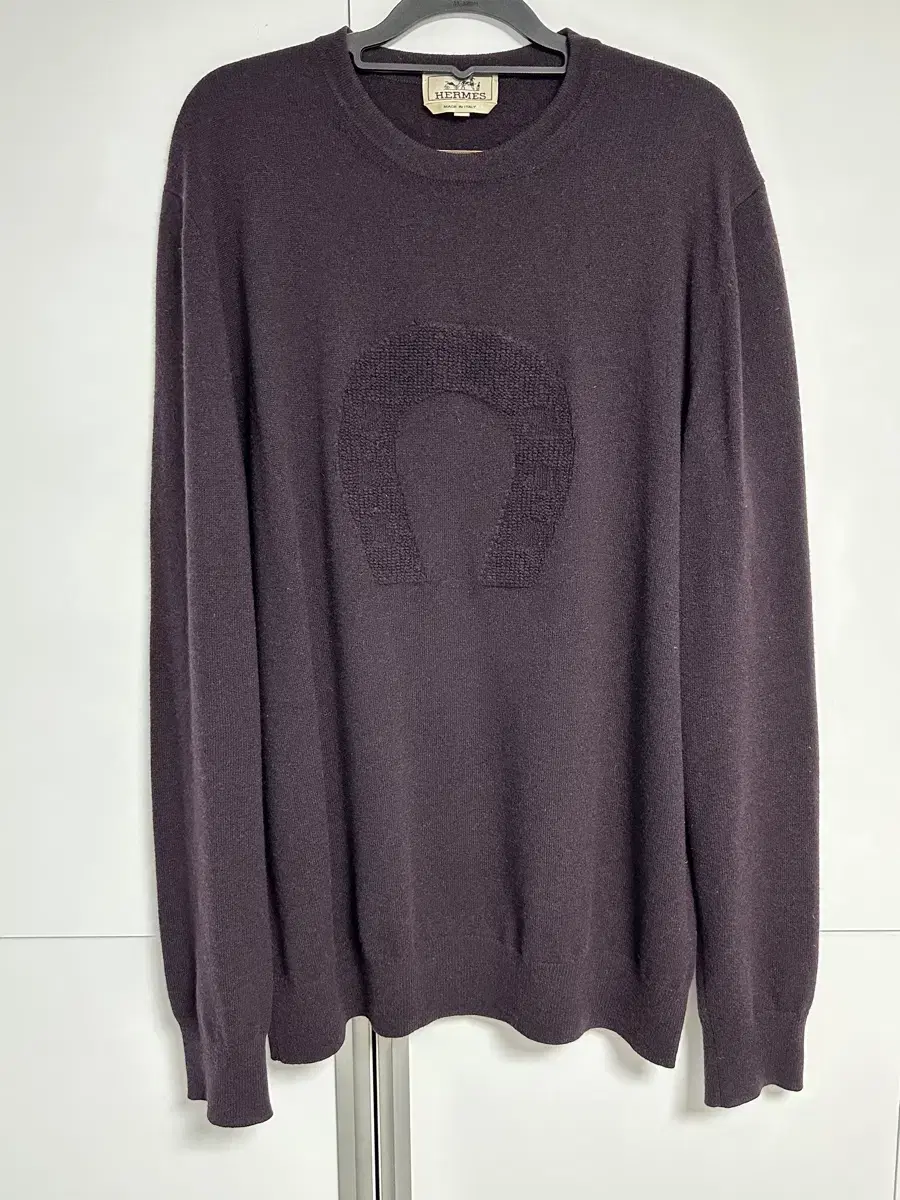 (A++) Hermès cignature Cashmere knit XL