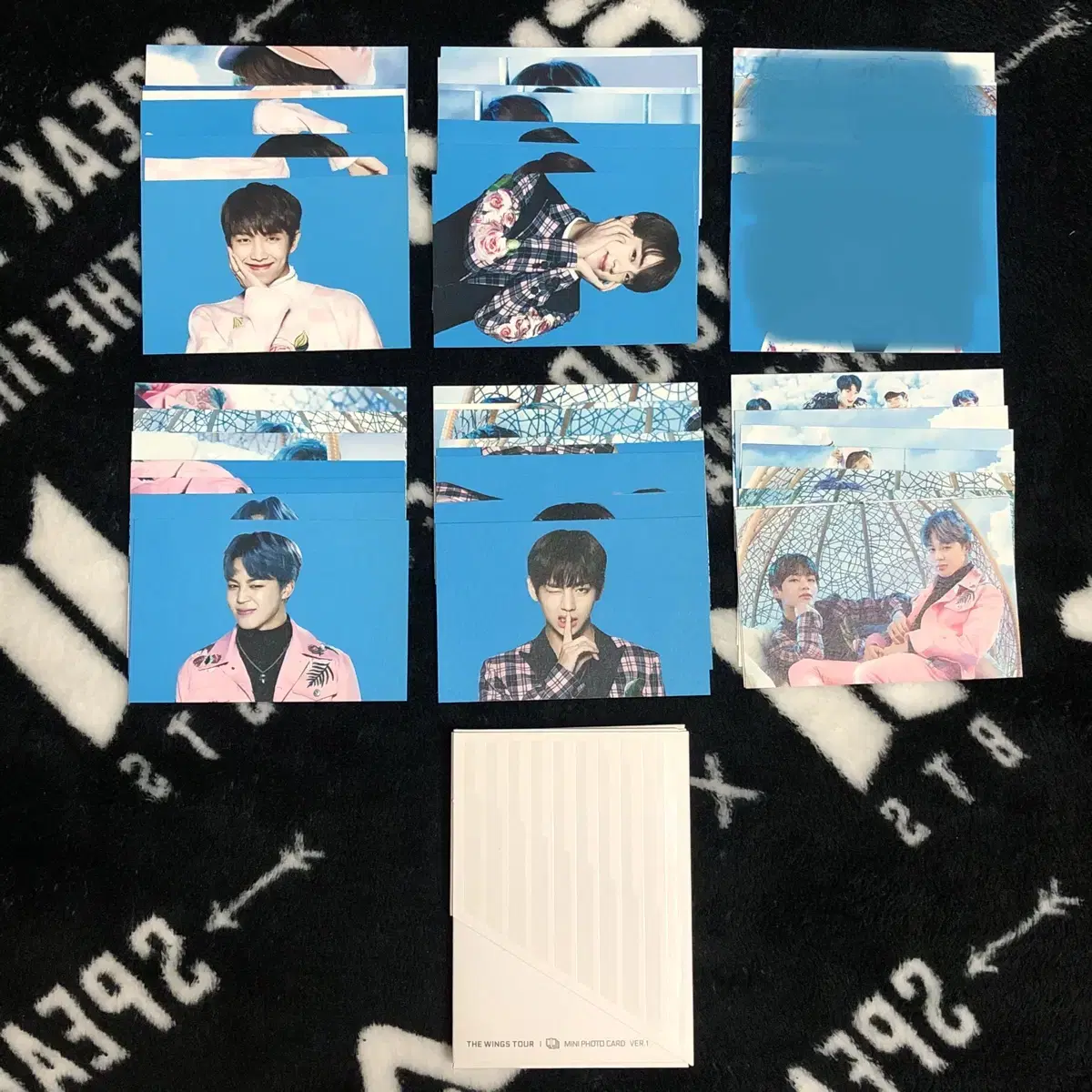 bangtan wingstour wingscon mini photocard set bts wingstour minipoca