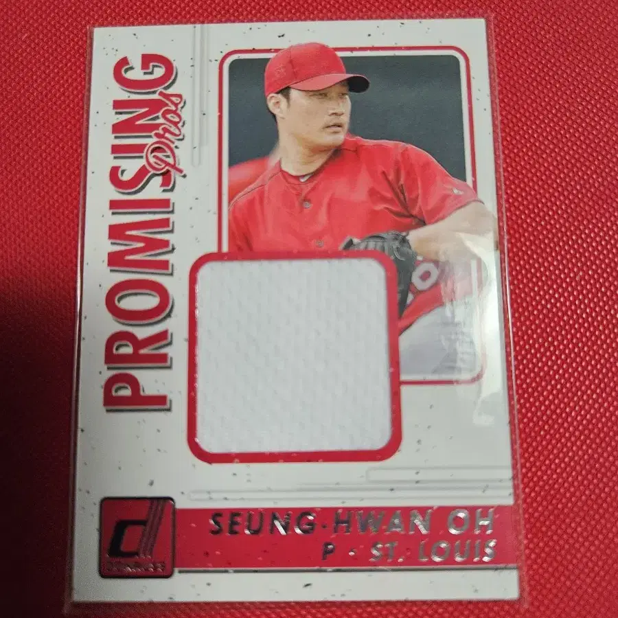 오승환 Panini Donruss 저지 카드