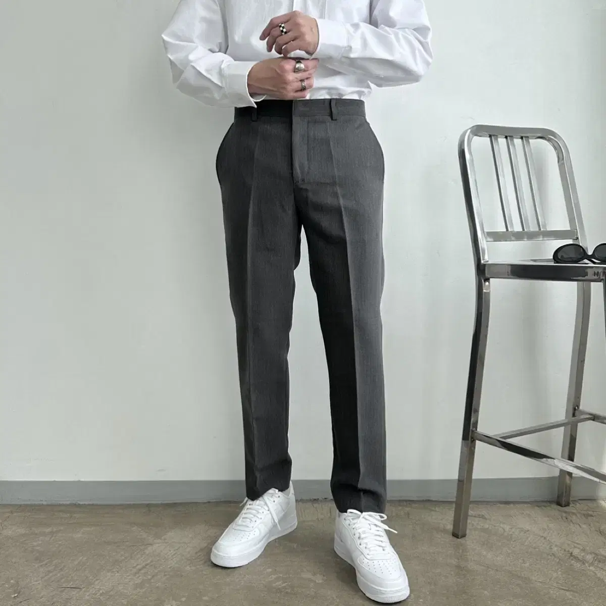 Four Seasons Daily Slacks Half Banded Standard Fit Slacks