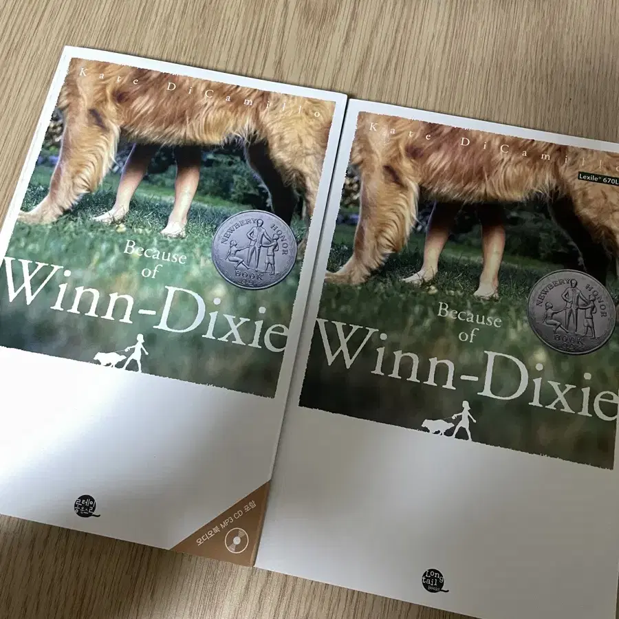 Because of winn-dixie 윈딕시 때문에 영어원서책&단어장