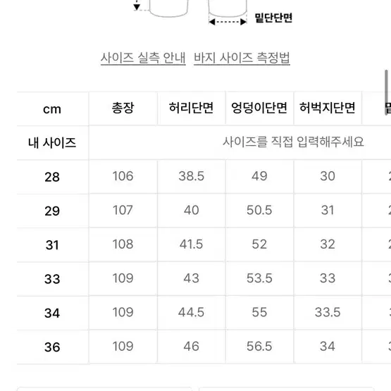 앤더슨벨 빈티지 리워크 진 29