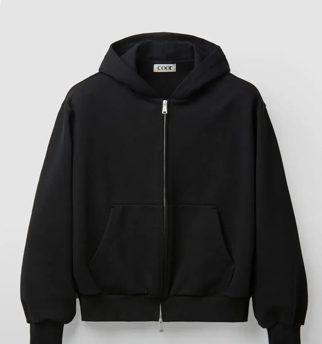 Coors Minimalist Cotton Hooded Zip-up