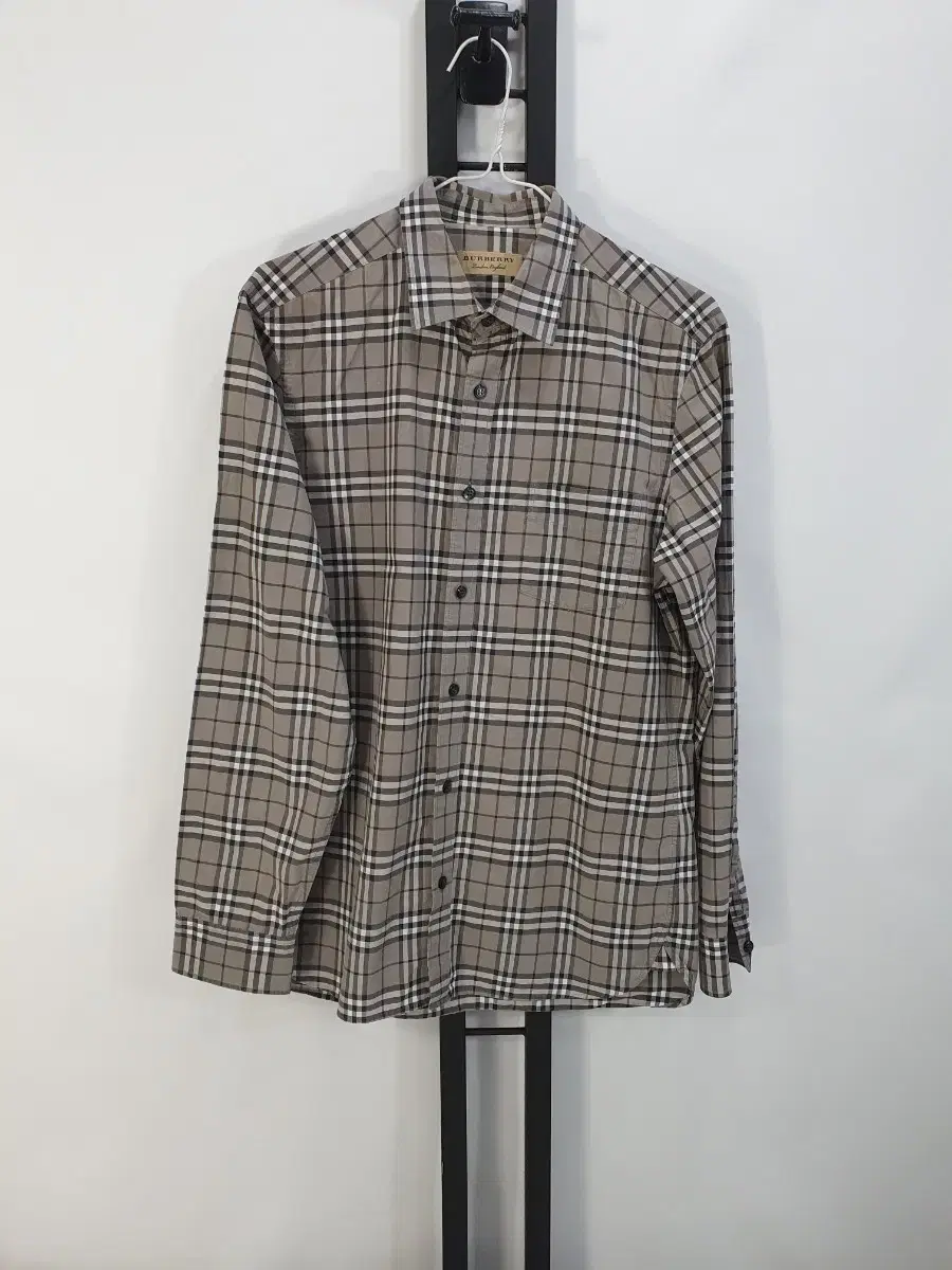 Burberry Shirt Grey Check Southern M