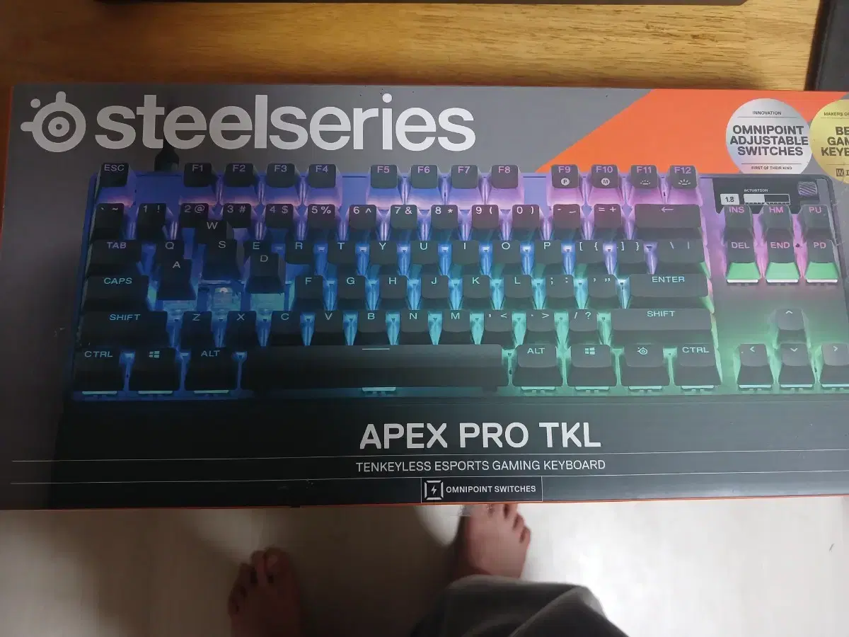 스틸시리즈 apex pro tkl 키보드