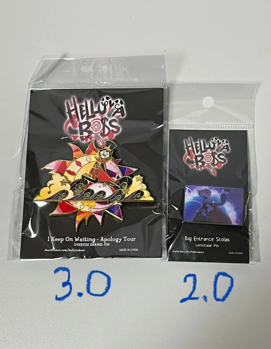 Helubabos Stolas pin badge wts both individually and in bulk