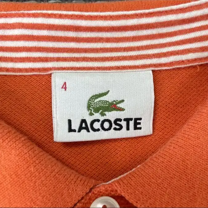 Lacoste 라코스테 오렌지 pk 피케 반팔 티셔츠