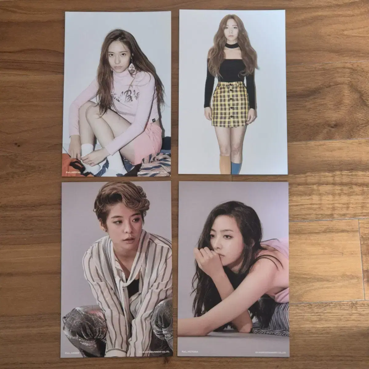 F(X) Red Light Four Walls pop up Merchandise Photo Card photocard Photo Fan Sticker