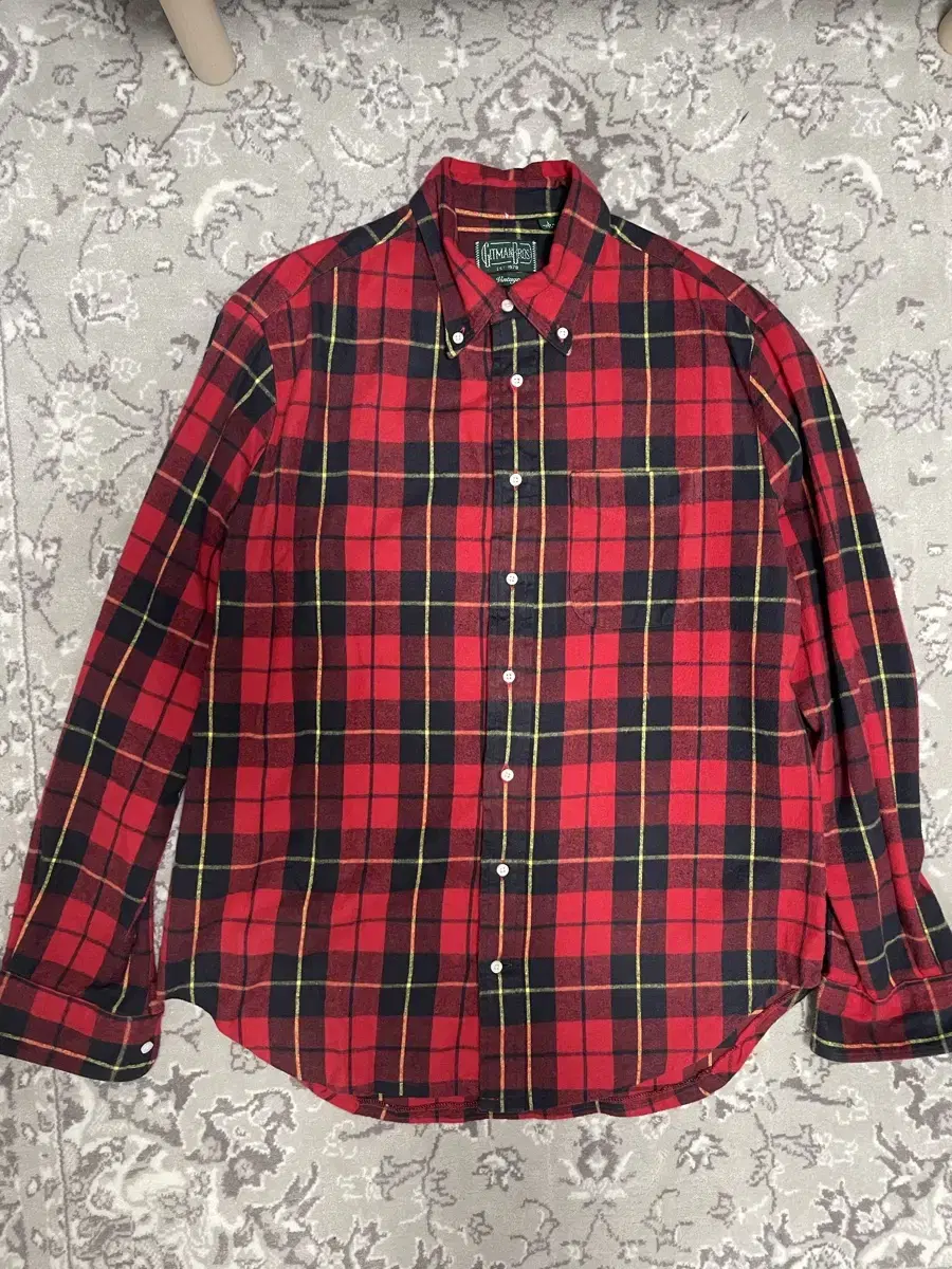 Gitman Vintage Tartan Check Shirt L