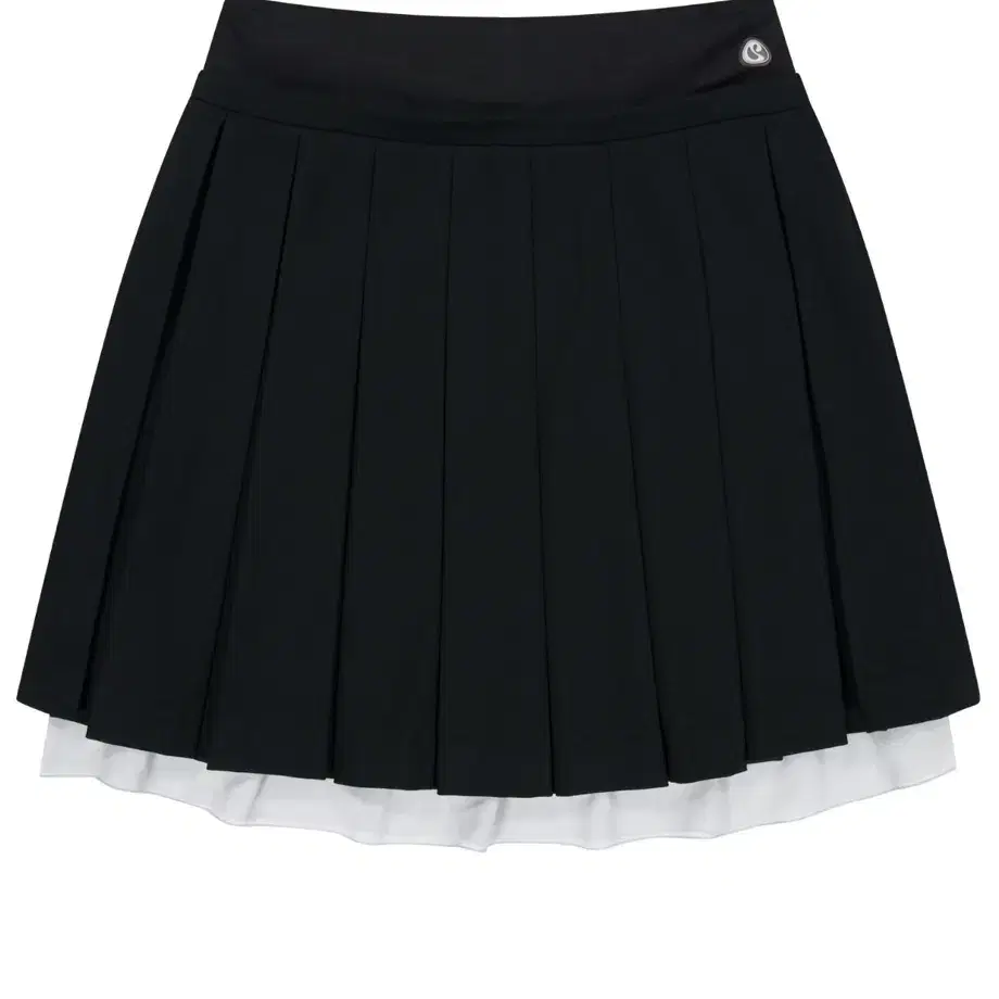 코이세이오 DOUBLE WAISTED PLEATS SKIRT BLACK