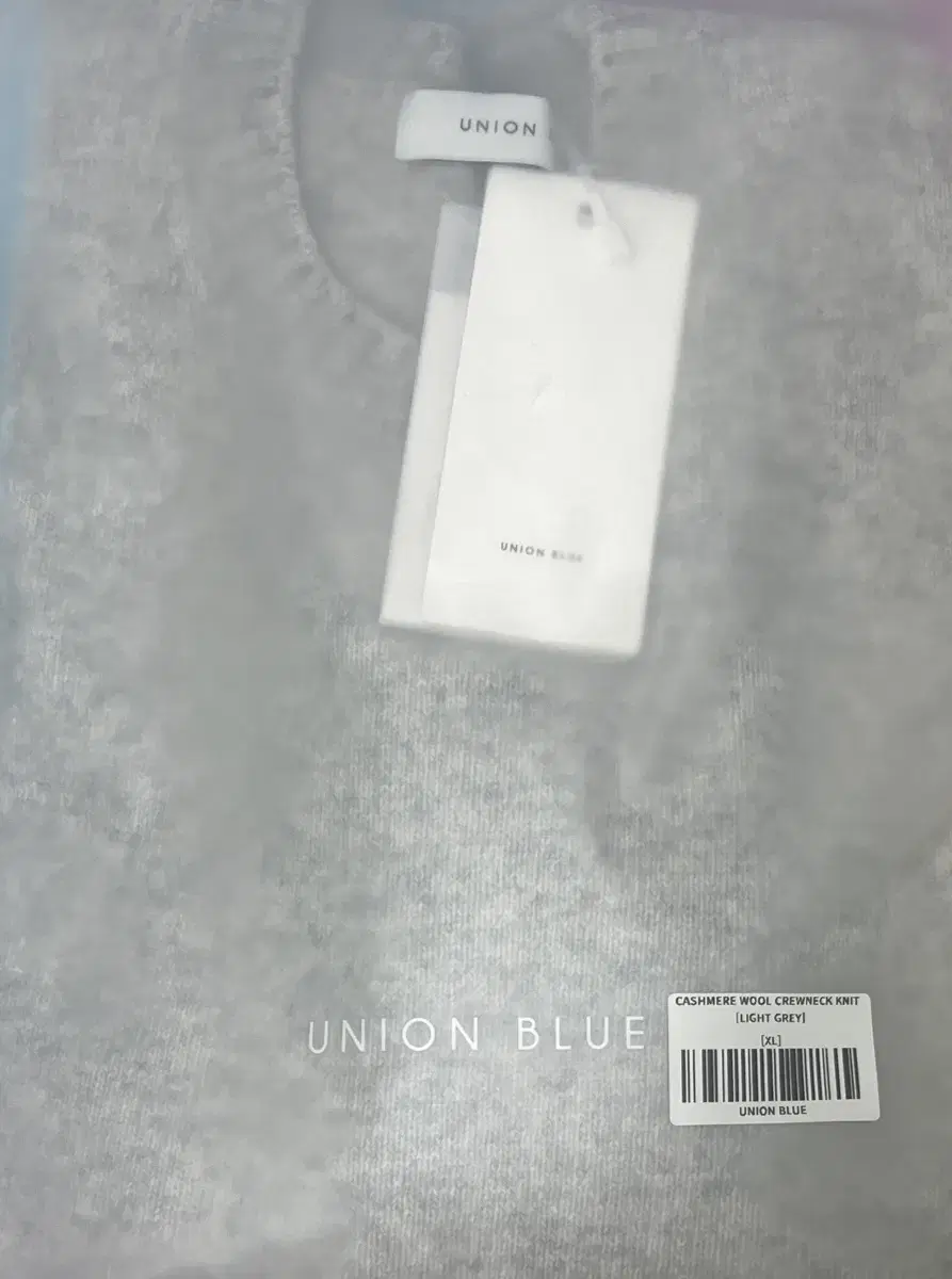 Union Blue Knit Whitemelange XL