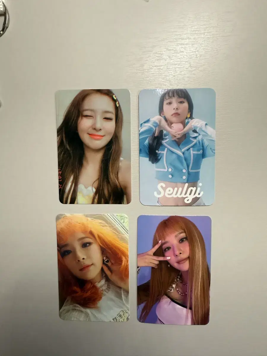 Red Velvet seulgi Russian roulette, jimsalavim, sonic waves, kukiza photocard