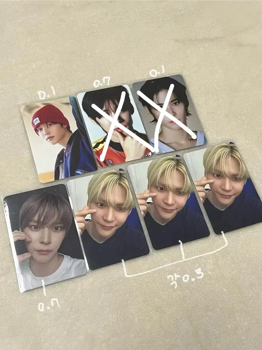 Rize eunseok photocard RisingDay Alpo unreleased photocard ld