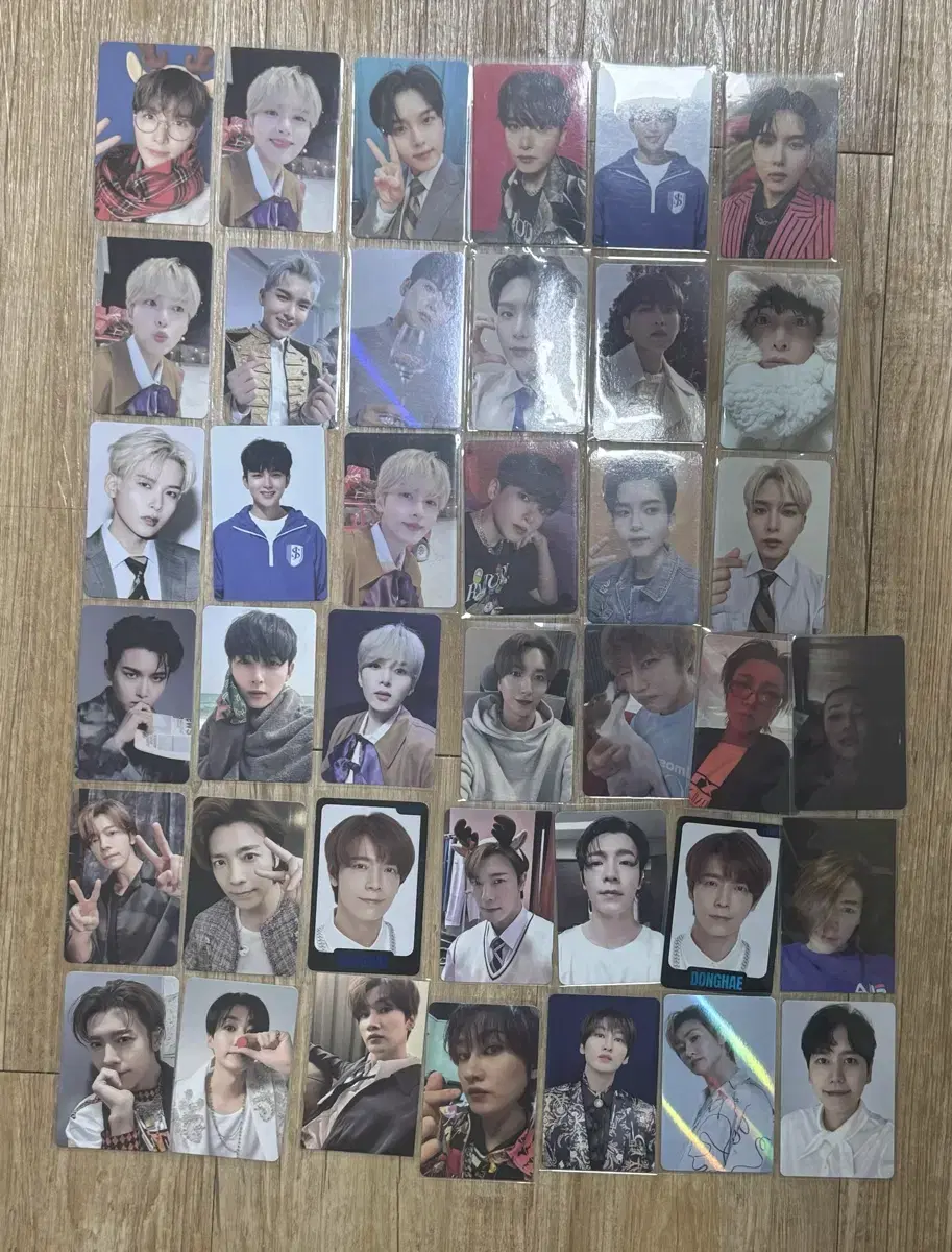 zuu ryeowook donghae kyuhyun yesung leeteuk heechul photocard bulk wts