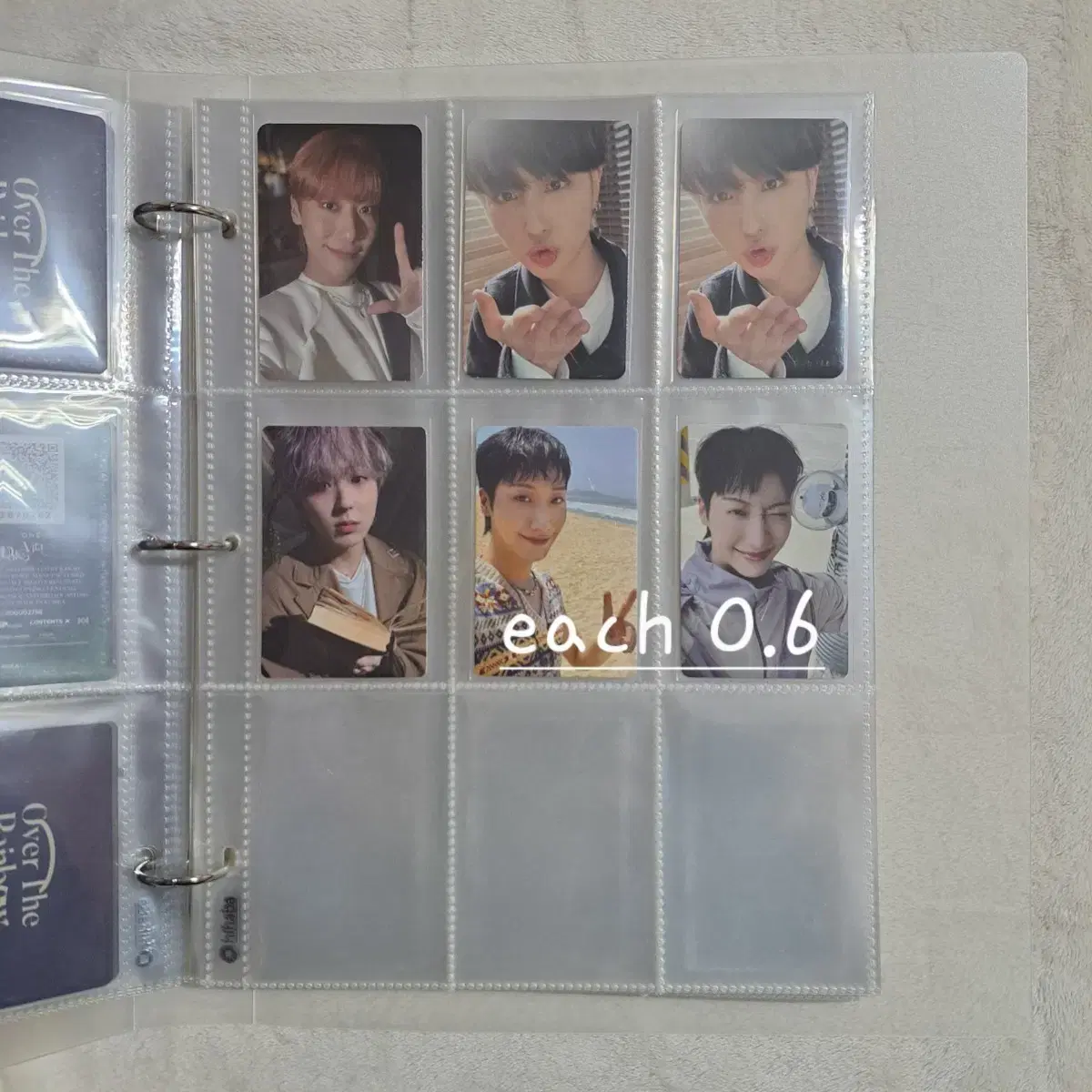 OneWe dongmyeong Kiukia photocard Alpo unreleased photocard pre-order benefit Over-the-Rainbow WTS