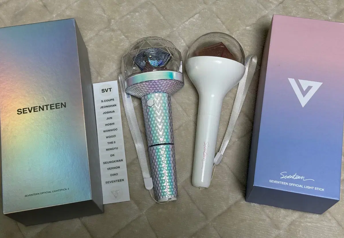 Seventeen lightstick wts New and old bars in bulk