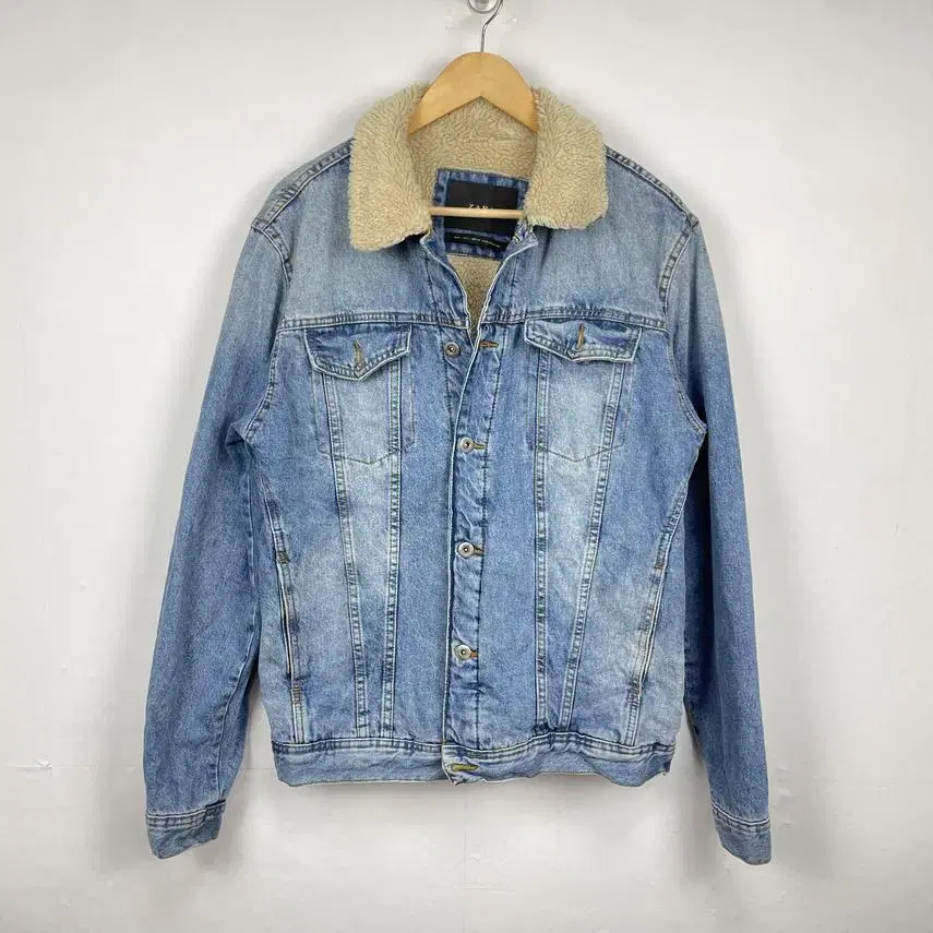 [ZARA] Men's Sherpa Denim Jacket USA L