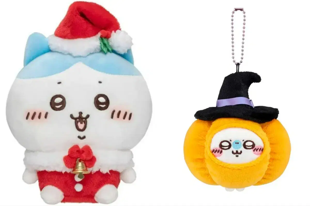 Chiikawa Market Hachiware Santa Christmas Sister doll Halloween Pumpkin Momonga in Bulk