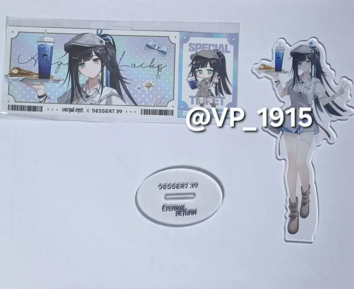 Eternal Return Erie Dessert39 Collaboration Abigail acrylic stand, sealed coupon