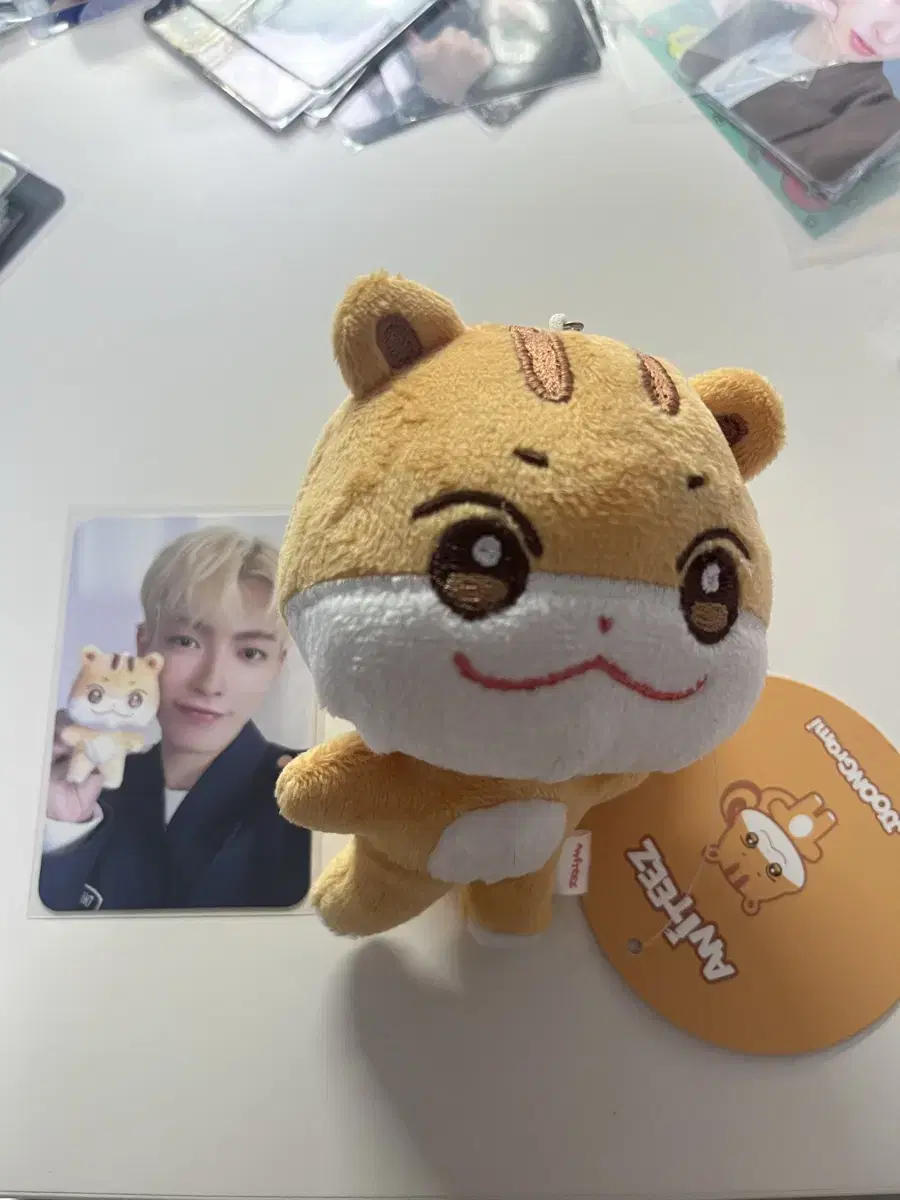 Ateez Anitiz @Ateez_Ateez keyring doll hongjoong photocard