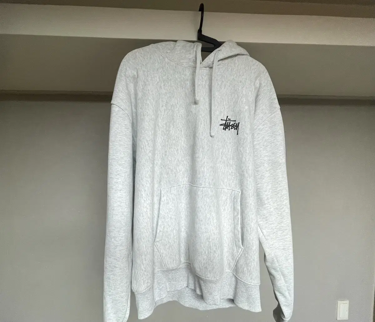 Stush Ash Heather Light Gray Hoodie