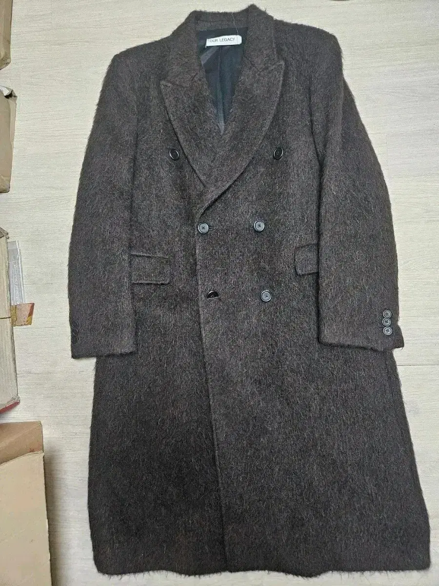 Haregashi Whale Coat Brown 48