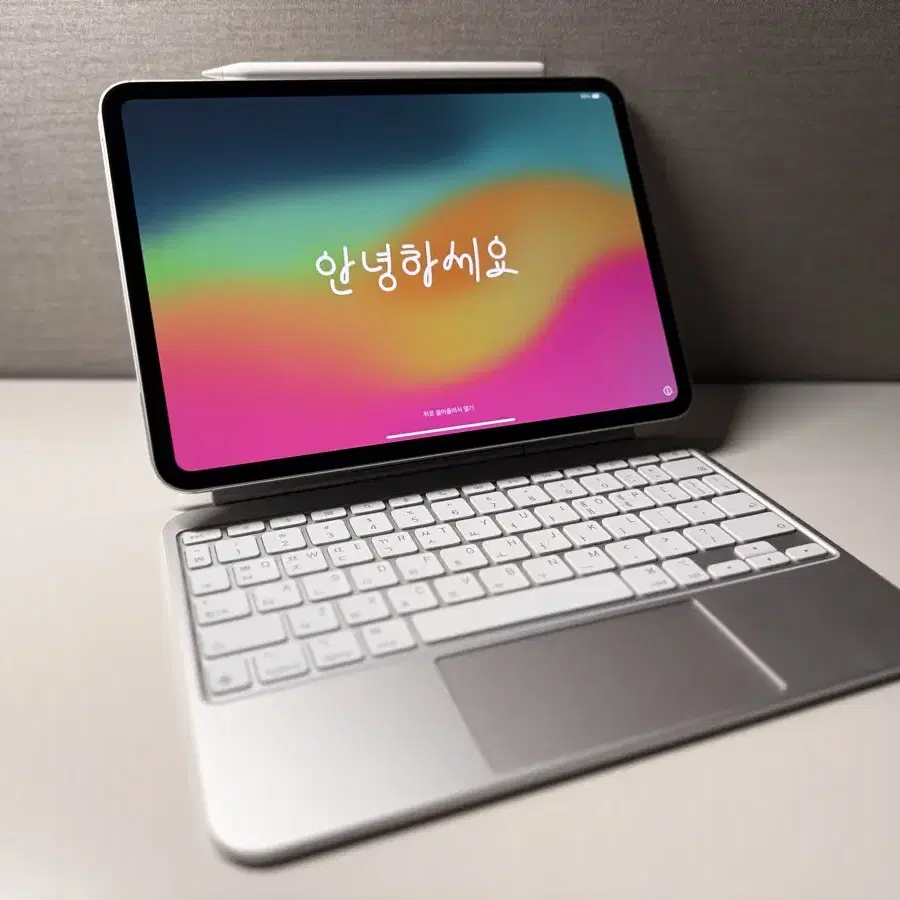 M4 아이패드 프로 11형 실버 256GB(매직키보드 판매 완)