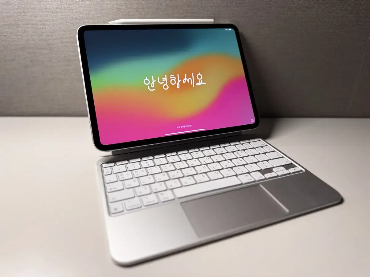 M4 아이패드 프로 11형 실버 256GB(매직키보드 판매 완)