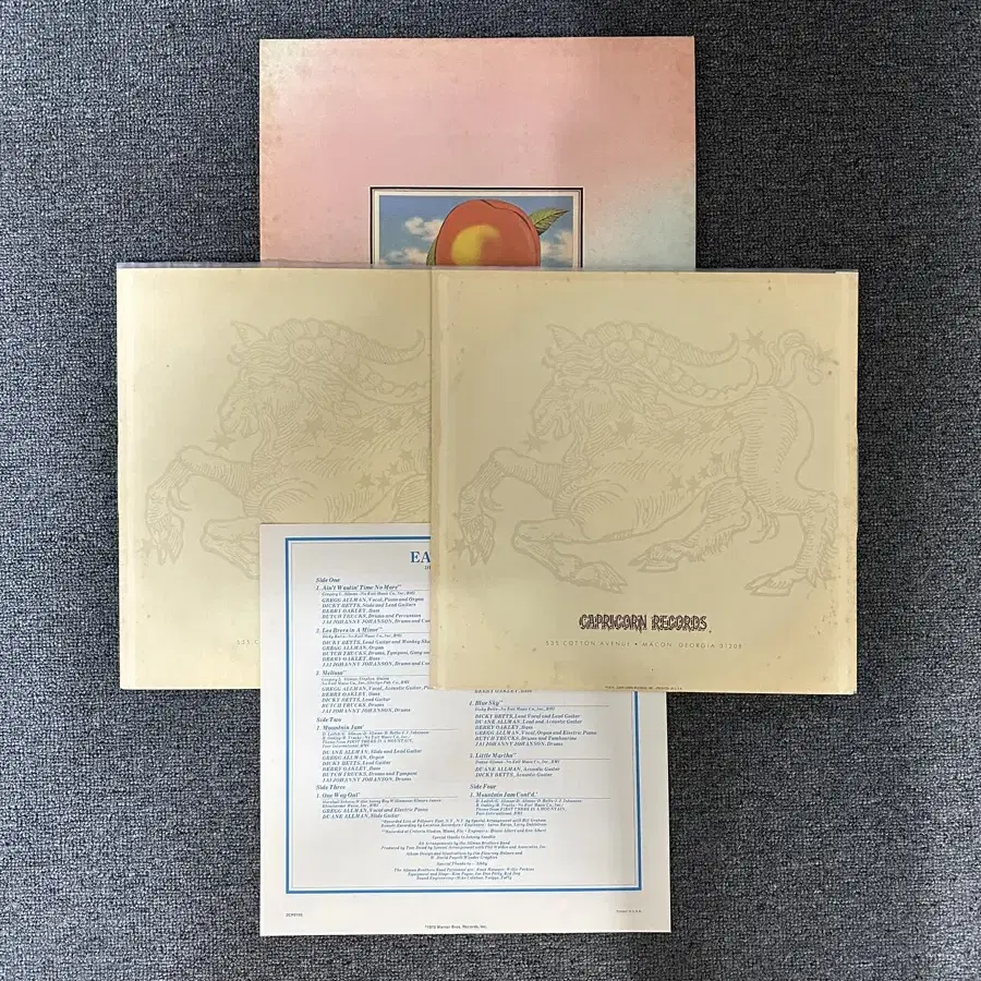 [2LP] 올맨 브라더스 밴드 Eat A Peach 레코드(LP) 팝니다