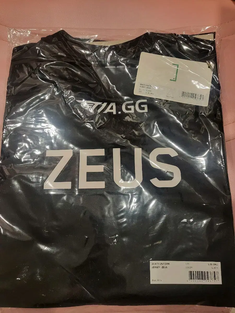 T1 Hanwha 2024 LCK L Size Zeus Printed Shirt