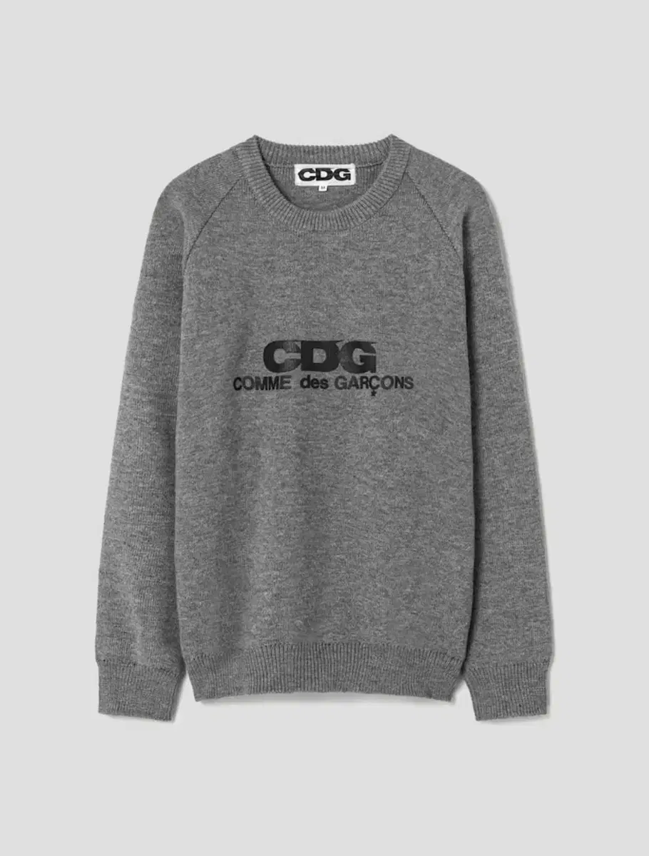 CDG School Pullover Knit Gray