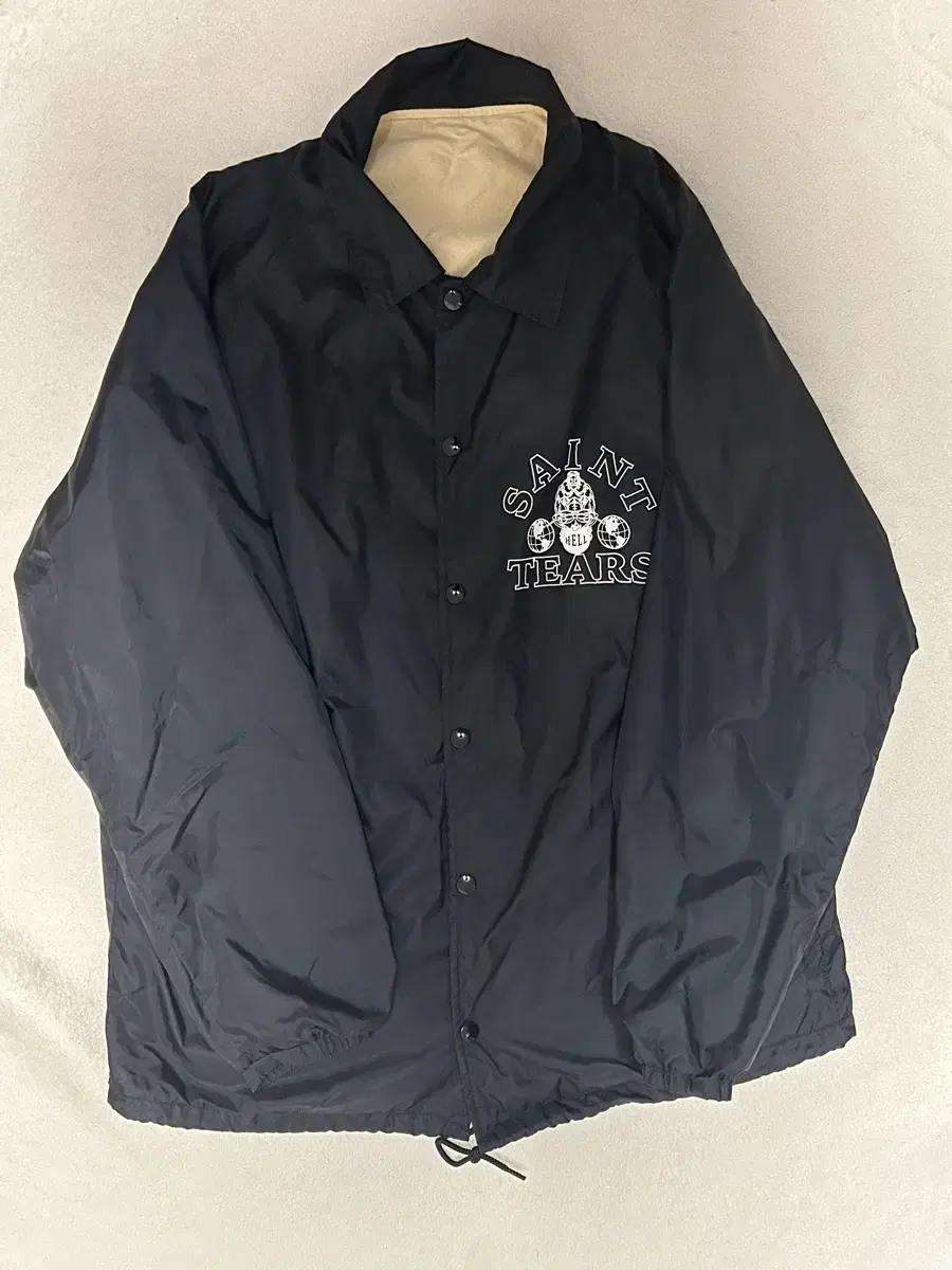 [L] St. Michael's Denim Tears Coach Jacket