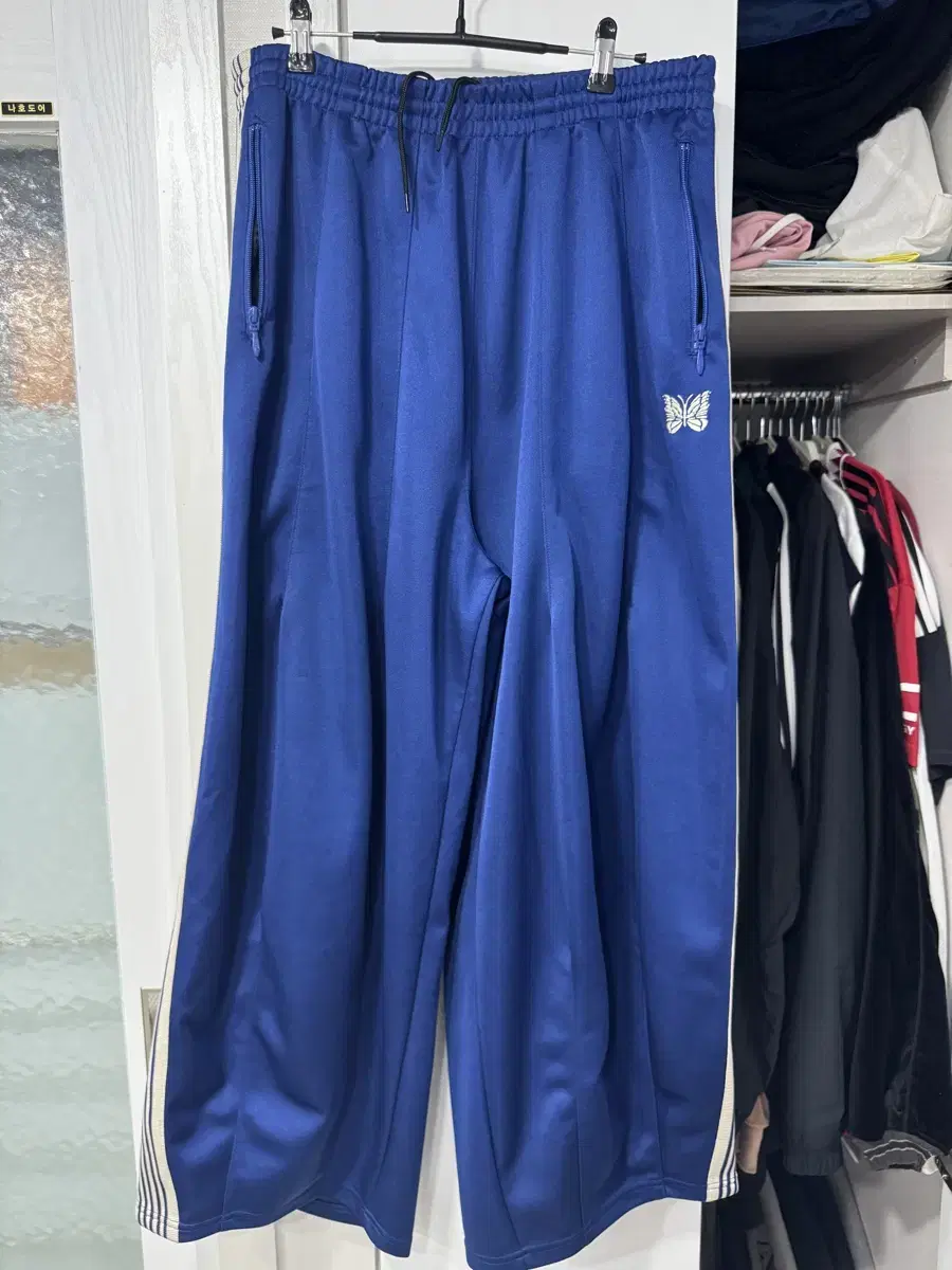 [M]Needles HD Track Pants Royal Blue