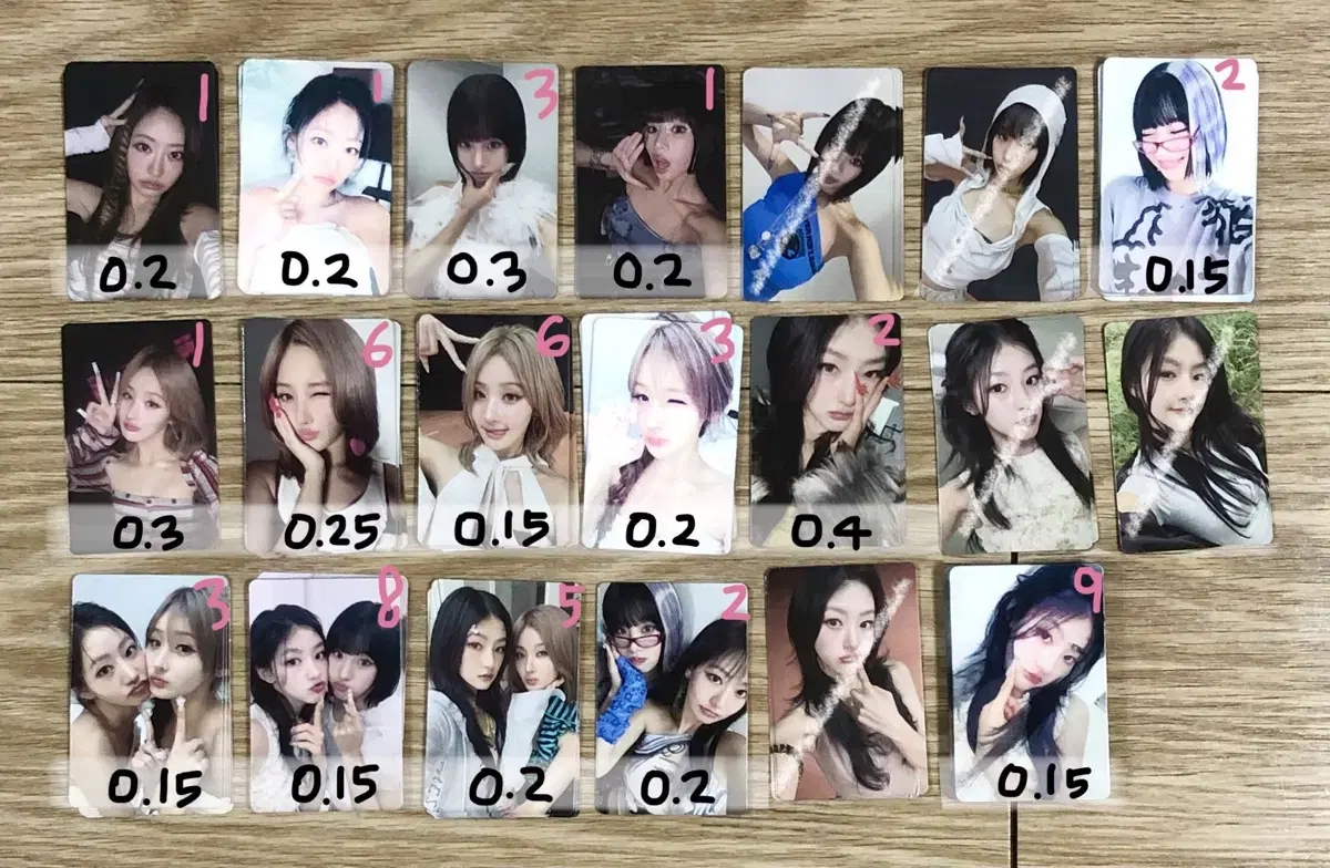 Kiss of Life kiss of life photocard unreleased photocard julie natty belle haneul AlbumPhotocard