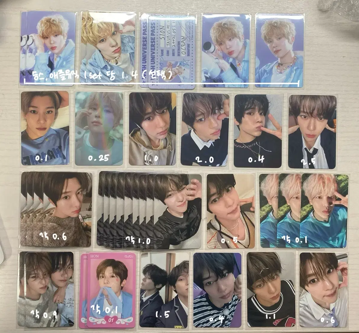 NCT Wish sion unreleased photocard photocard Alpo sell wts Steady Songbird