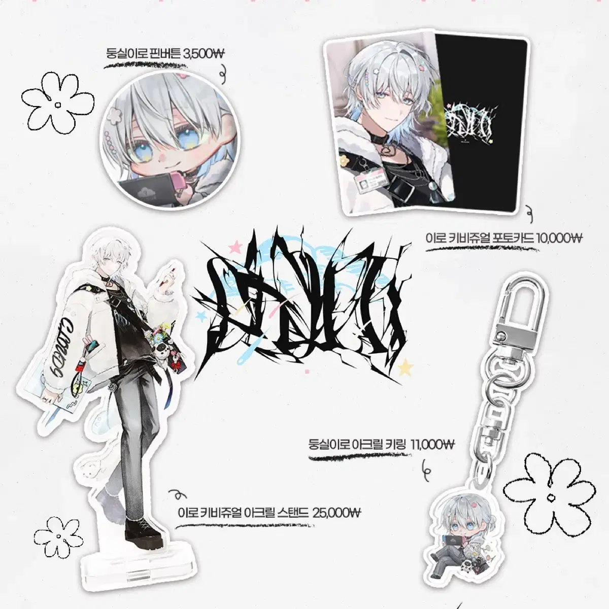 Skoshism Irocloud acrylic stand Arkstar Key Visual Goods