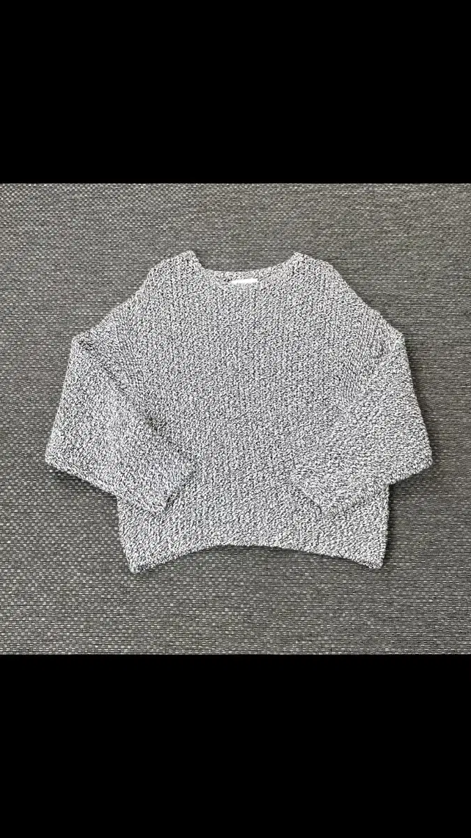 JPN Colorblocked Woven Heavy Cotton Knit Sweater