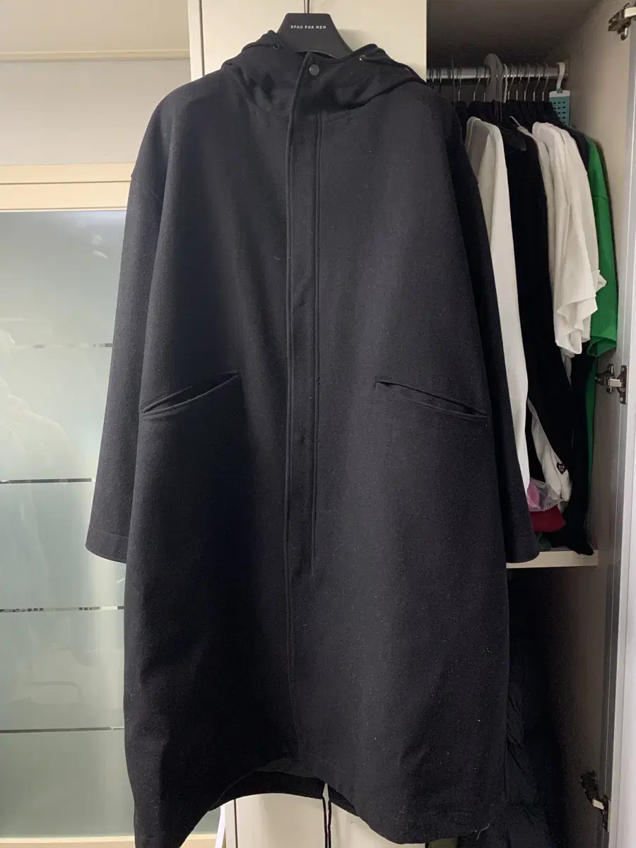 [XL] Bislow Fishtail Hooded Long Coat