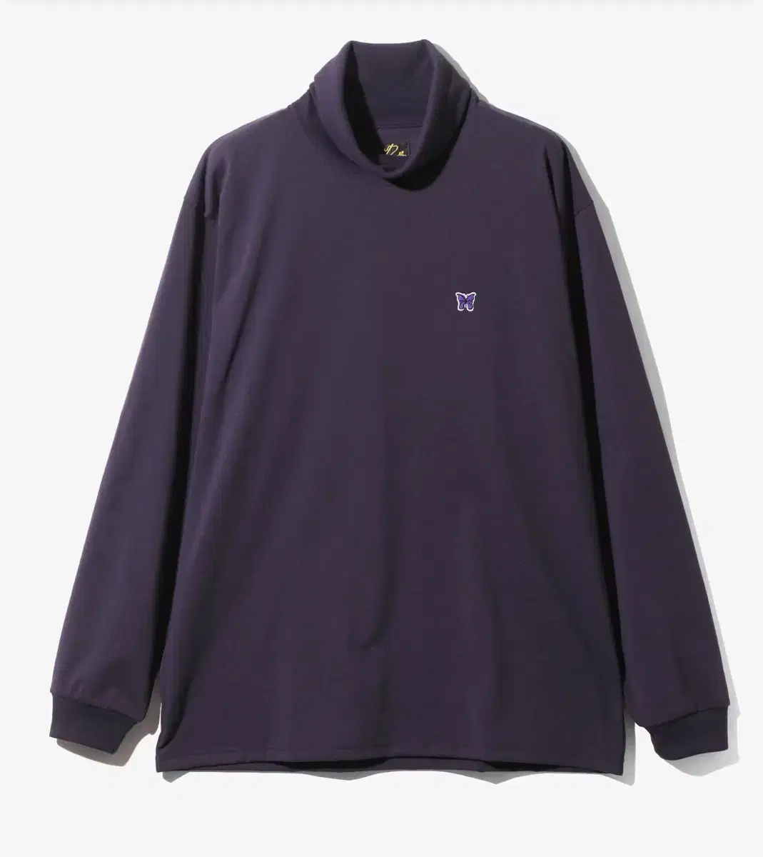 [NEW] Needles High Neck Tee - Poly Jersey Purple S/L