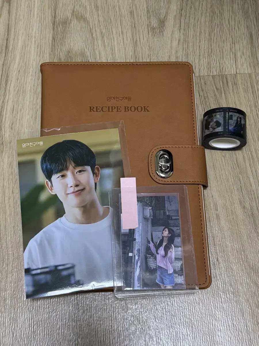 MomFriendSon Recipe Book photocard postcard Photo Masking Tape Jung haein