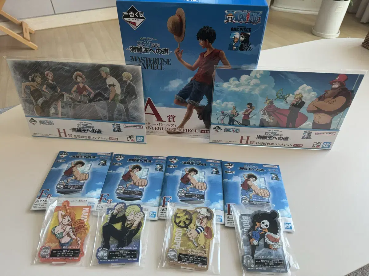 (Bulk 7pcs)ONEPIECE First Lottery 25th Anniversary A Prize Luffy Figures