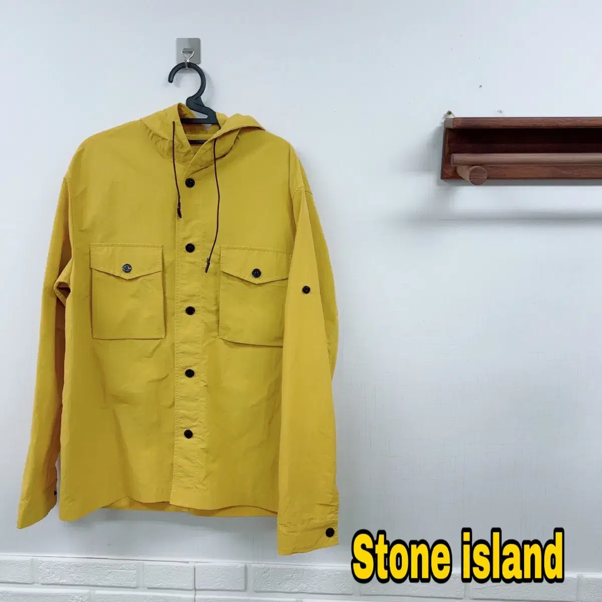 Stone Island Yel Shirt Hooded Jacket